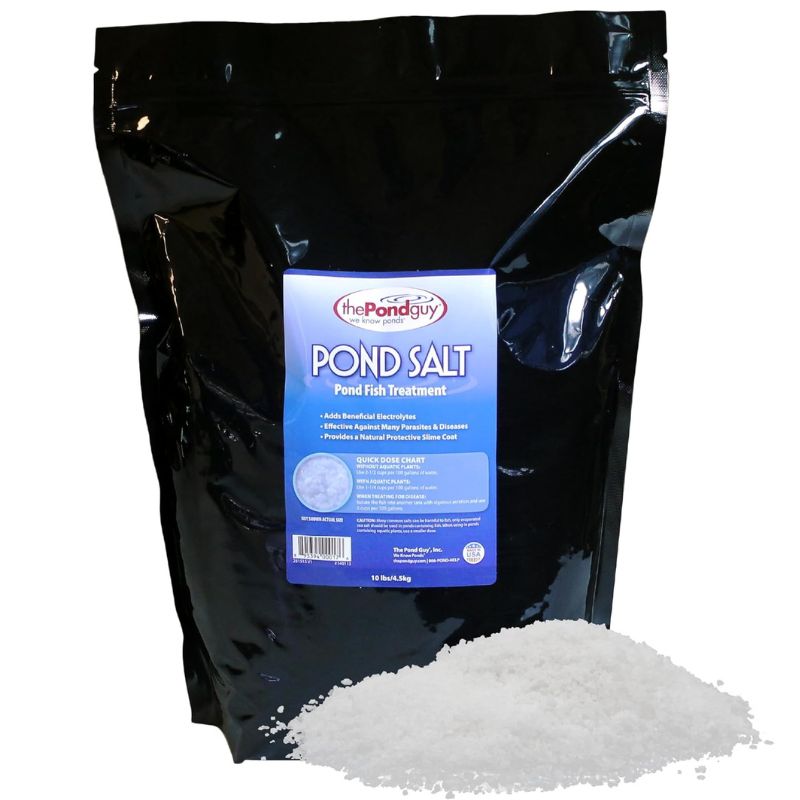 The Pond Guy Pond Salt 20 lb natural evaporated sea salt, safe pool salt alternative for koi ponds.